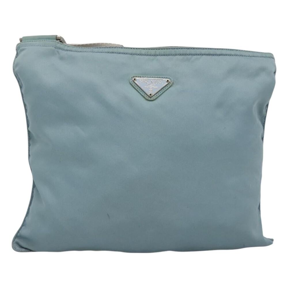 Prada Nylon Shoulder Bag Blue
